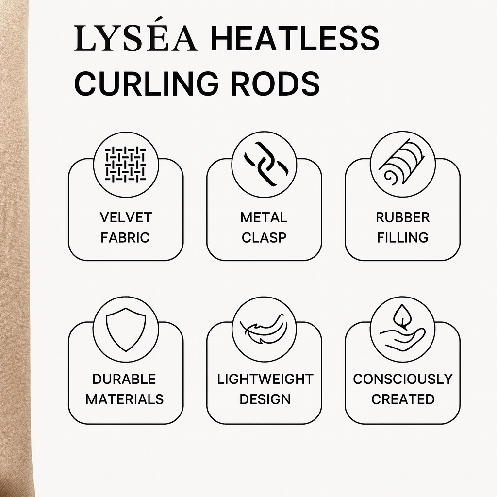 LYSÉA Heatless Curling Rods